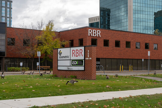 Kanata, Ottawa, ON, Canada - October 15, 2023: RBR headquarters in Kanata in Ottawa, ON, Canada. RBR is a manufacturer of oceanographic instruments. 