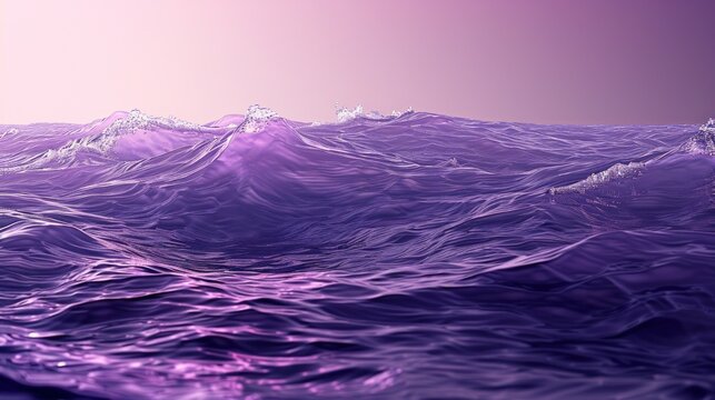 Ocean wave Beautiful purple gradient background smooth and texture
