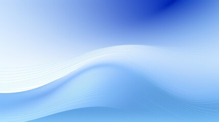 Blue and White Background With Waves