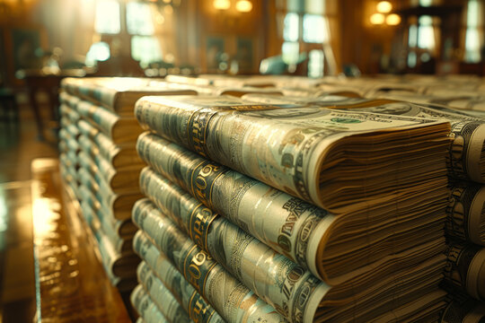 A paradigm shift in monetary systems, challenging the monopoly of central banks and fiat currencies. Concept of monetary revolution. Generative Ai.