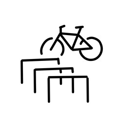 Bicycle Related Line Icon