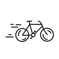 bicycle icon vector 