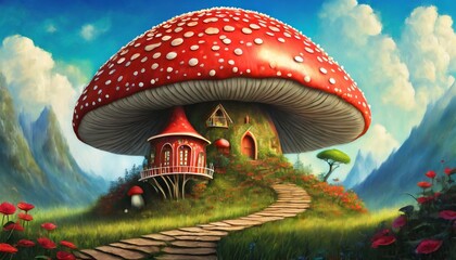 mushrooms in the forest