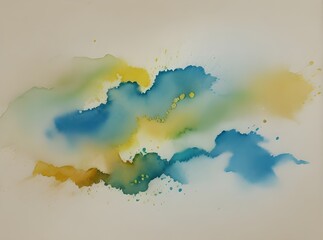 Obraz premium abstract background with splashes,Water Colour Background Generative Ai 