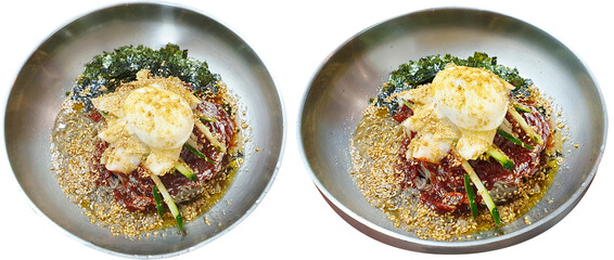 비빔 냉면-음식