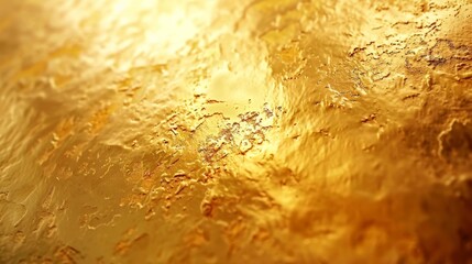 Obraz premium Premium stainless steel, smooth glossy metal gold background. Bright platinum yellow gradient. Brass plate chrome texture effect, foil paper, golden light polished. High quality photo