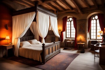 bedroom in medieval Europe