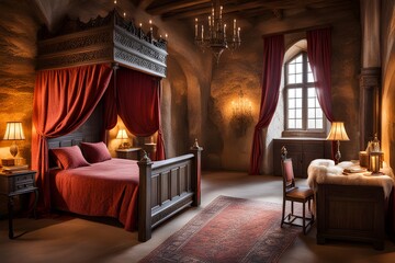 bedroom in medieval Europe