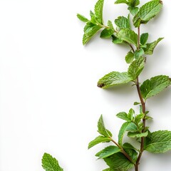 fresh green mint Generative AI