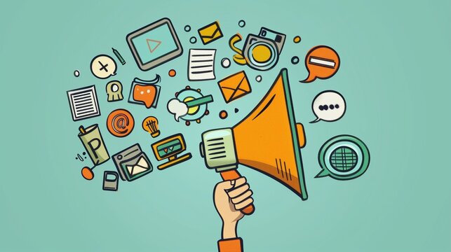 A digital marketing professional curates engaging content for a social media strategy, aiming to manage and grow an online audience effectively.