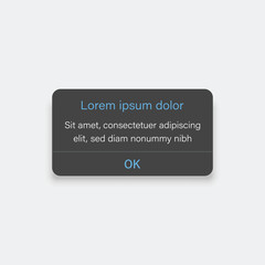 New message icon in flat style. Incoming inbox email vector illustration on isolated background. Bubble notification sign business concept.