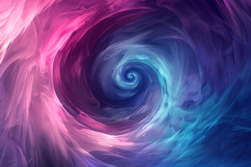 Naklejka premium dynamic circular swirls of magenta and cerulean, ideal for an elegant abstract background