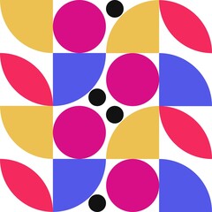 Illustration of different patterns of different color , illustrated background