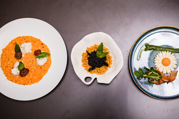 food on the plate