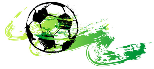 soccer, football, illustration with paint strokes and splashes, grungy mockup, great soccer event