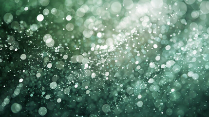Fototapeta premium lively sprinkle of silver and woods green, ideal for an elegant abstract background