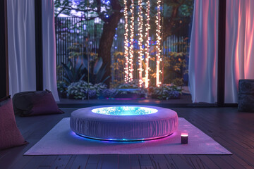 High-tech mindfulness interactive meditation platform