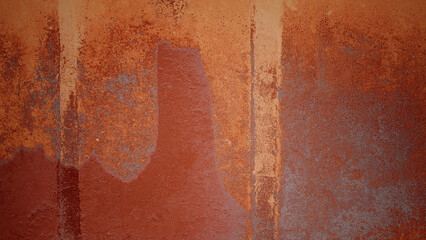 The background is a rough rusted steel plate in a gradient dark brown color. for banner backdrop
