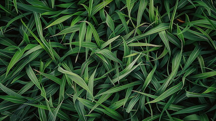 Fototapeta premium Closeup of fresh green meadow grass