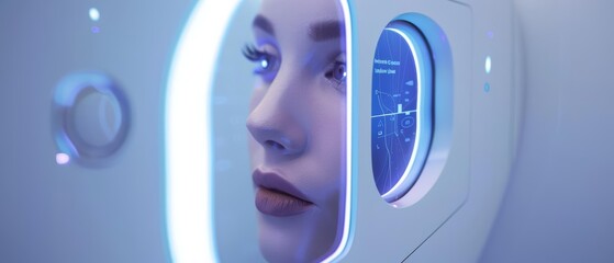 Smart mirrors that offer daily health diagnostics and personalized skincare advice