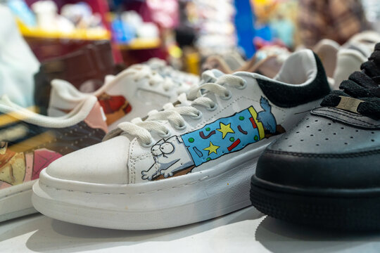 Colorful designer sneakers best sale