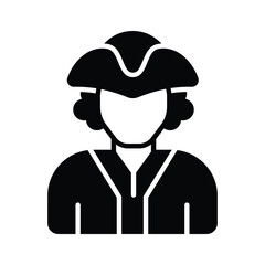 Visually perfect icon of president, ready to use vector