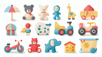 Toys design over white background vector illustration