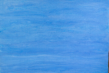 Texture of blue wood background closeup. Top view.