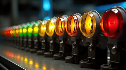 status indicator lights