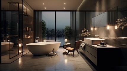 sleek modern interiors
