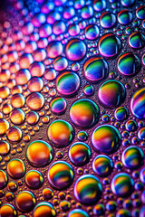 Macro Shot of Bubbles in a Carbonated Drink