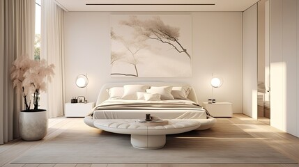 bedroom blurred interior design luxury