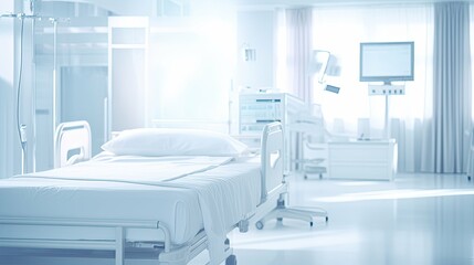 Fototapeta premium sheets blurred medical interior