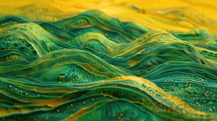 abstract magic green background with golden sparkles photo of a green liquid with gold glitters various shades of green with golden splashes green backdrop with tints of golden glitters