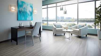 space gray hardwood floor