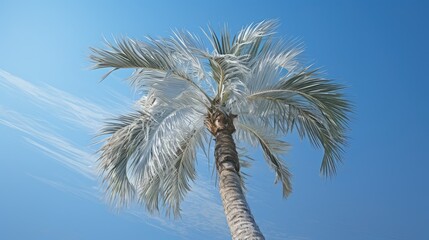 tall silver palm