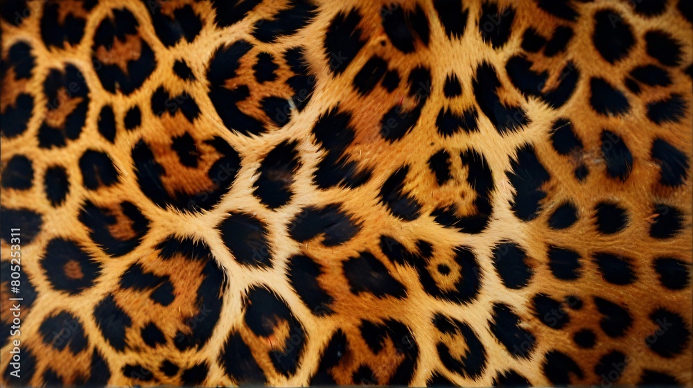 Poster leopard skin texture background