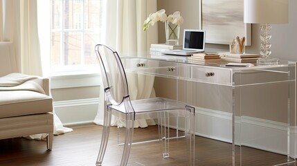 desk acrylic furniture