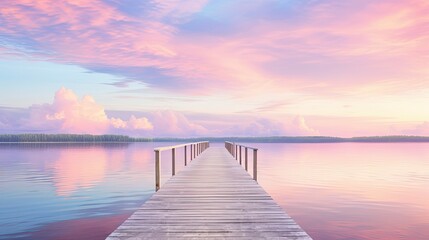 serene pastel presentation