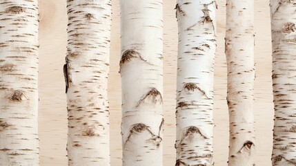 clean birch wood surface