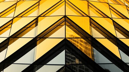 modern geometric yellow
