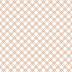 Geometric golden and white linear pattern. Ornament for fabric, wallpaper and packaging.