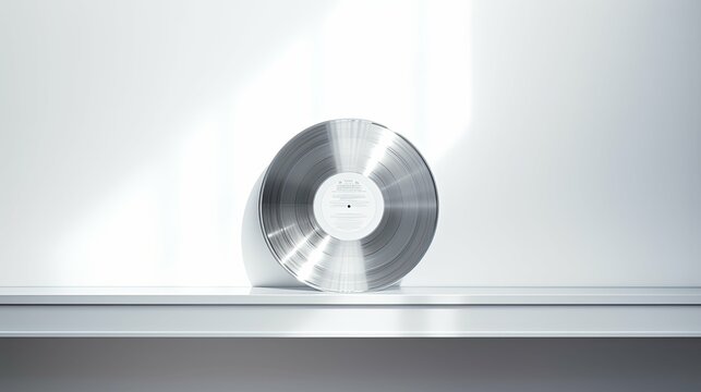 vintage silver record