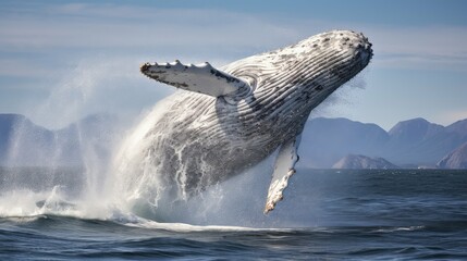 beauty grey whale