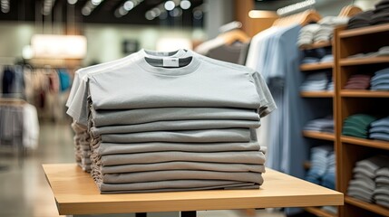 store gray tee shirt