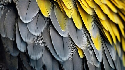 Fototapeta premium silver african gray parrots