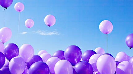 playful purple balloon background