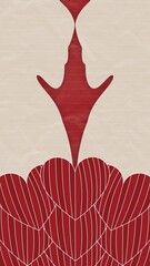 Love Wallpaper Background Illustration - Flat Vector