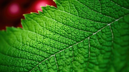 photo leaf raspberry fruit