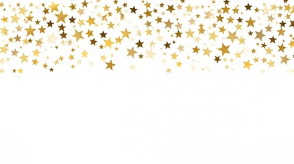 photo gold foil stars border